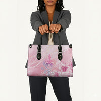 Afro Vodou Erzulie Freda Leather Bag Hibiscus & Pearls