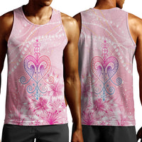 Afro Vodou Erzulie Freda Men Tank Top Hibiscus & Pearls
