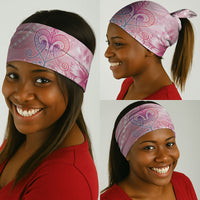 Afro Vodou Erzulie Freda Neck Gaiter Hibiscus & Pearls