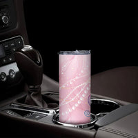 Afro Vodou Erzulie Freda Skinny Tumbler Hibiscus & Pearls