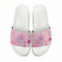 Afro Vodou Erzulie Freda Slide Sandals Hibiscus & Pearls