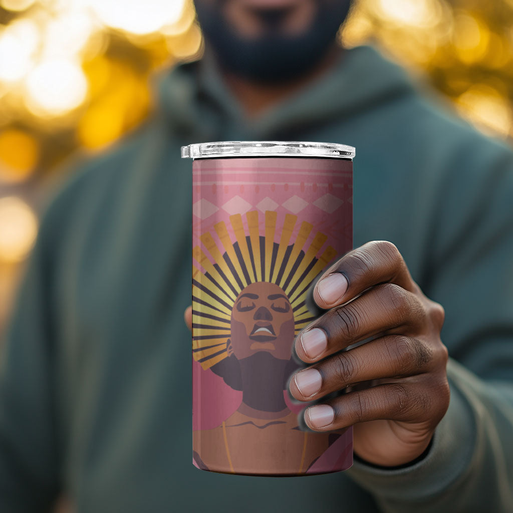 Afro Vodou Erzulie Freda Goddess 4 in 1 Can Cooler Tumbler