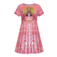 Afro Vodou Erzulie Freda Goddess Kid Short Sleeve Dress