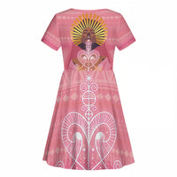 Afro Vodou Erzulie Freda Goddess Kid Short Sleeve Dress