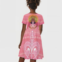 Afro Vodou Erzulie Freda Goddess Kid Short Sleeve Dress