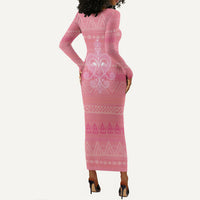 Afro Vodou Erzulie Freda Goddess Long Sleeve Bodycon Dress