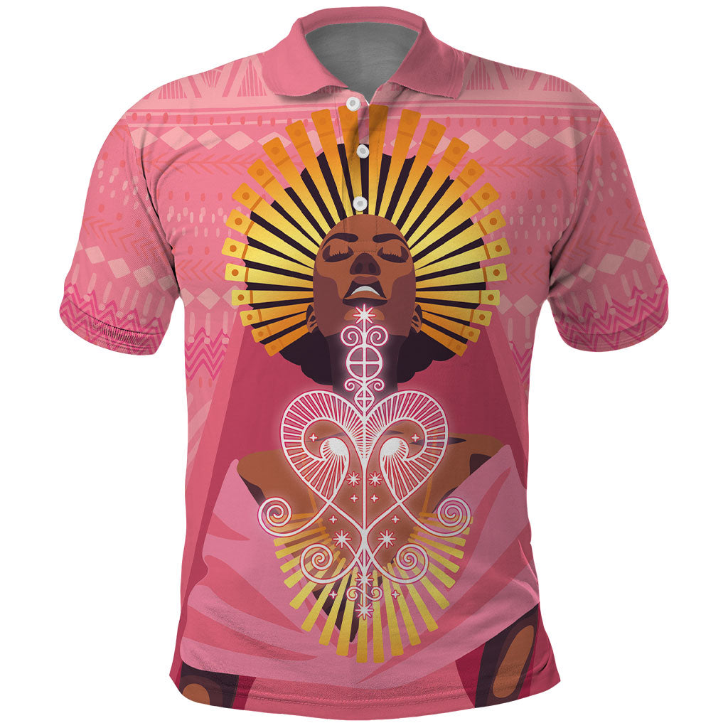 Afro Vodou Erzulie Freda Goddess Polo Shirt