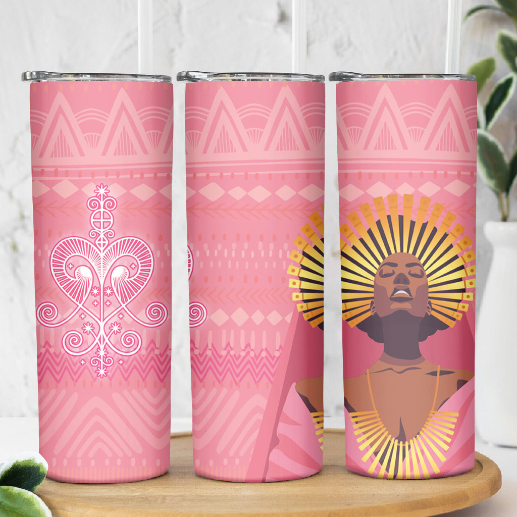 Afro Vodou Erzulie Freda Goddess Skinny Tumbler