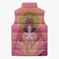 Afro Vodou Erzulie Freda Goddess Sleeveless Puffer Jacket