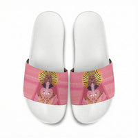 Afro Vodou Erzulie Freda Goddess Slide Sandals