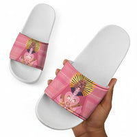 Afro Vodou Erzulie Freda Goddess Slide Sandals
