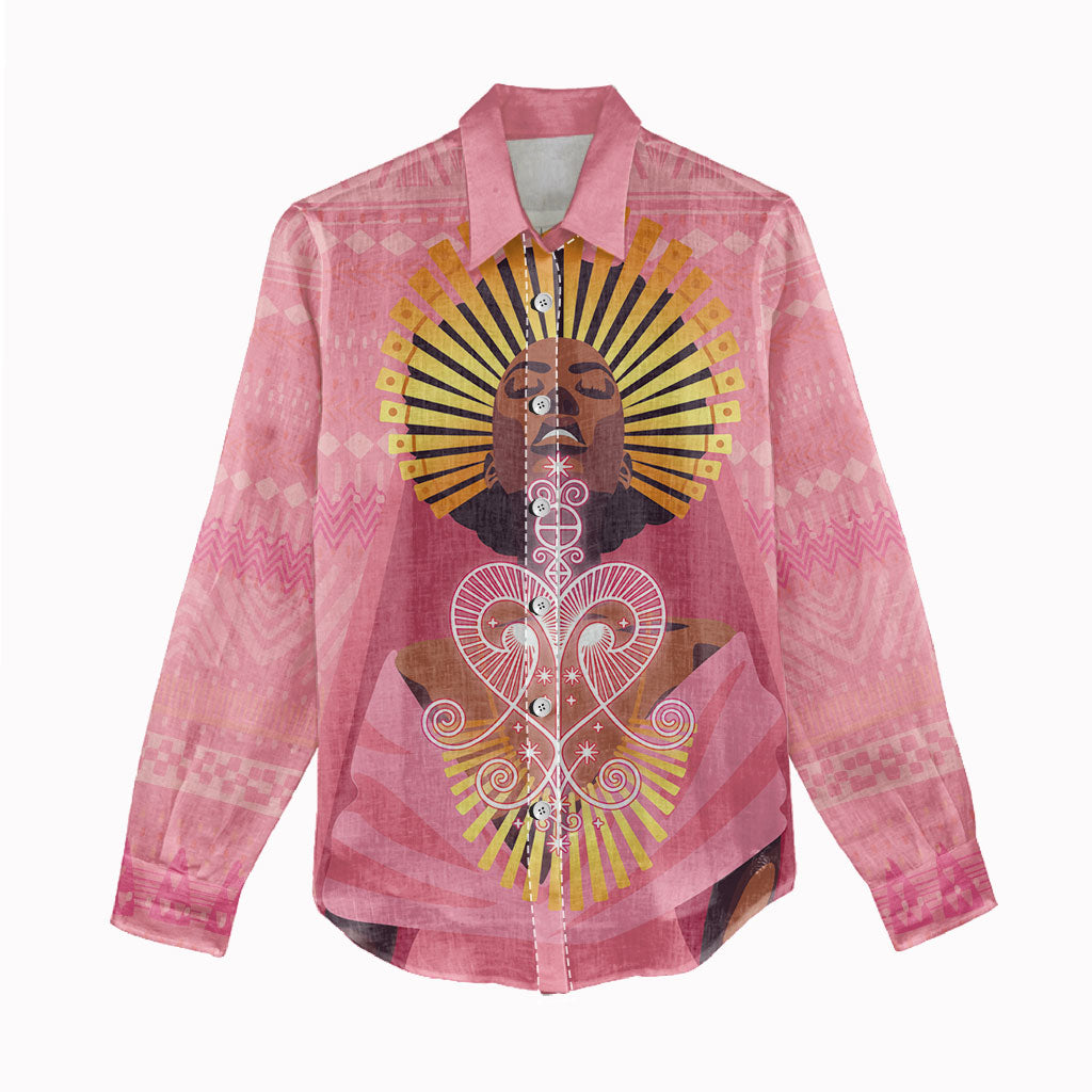 Afro Vodou Erzulie Freda Goddess Women Casual Shirt
