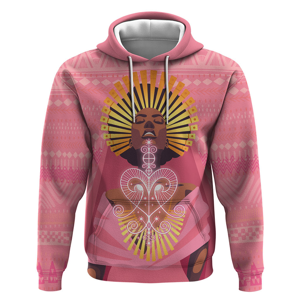 Afro Vodou Erzulie Freda Goddess Zip Hoodie