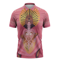Afro Vodou Erzulie Freda Goddess Zipper Polo Shirt