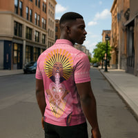 Afro Vodou Erzulie Freda Goddess Zipper Polo Shirt