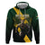 Personalised South Africa Rugby Hoodie Proud Bokke We Are Champions - Wonder Print Shop
