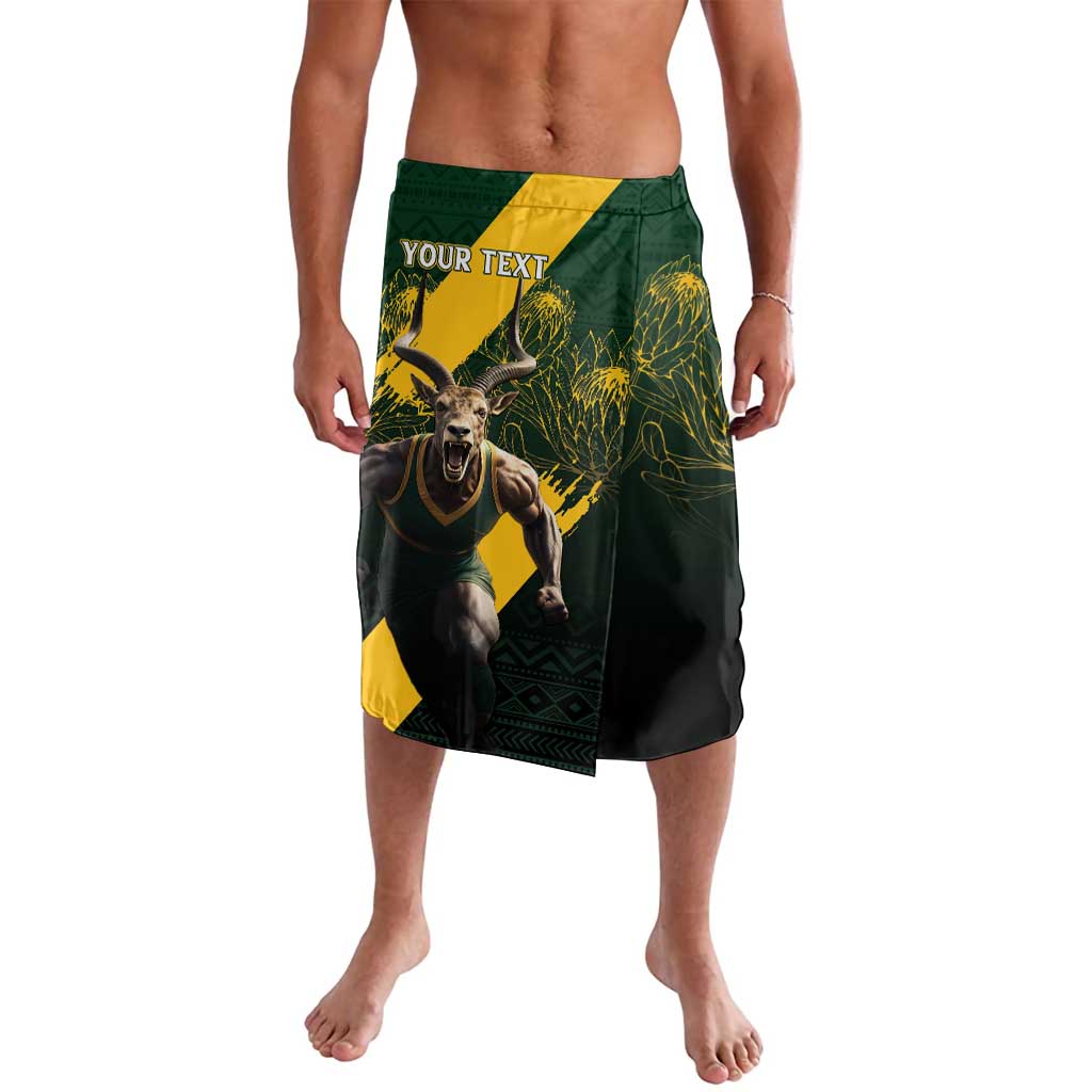 Personalised South Africa Rugby Lavalava Proud Bokke We Are Champions - Wonder Print Shop
