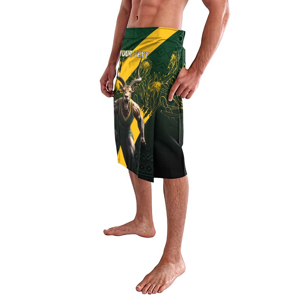 Personalised South Africa Rugby Lavalava Proud Bokke We Are Champions - Wonder Print Shop