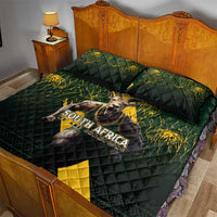 Personalised South Africa Rugby Quilt Bed Set Proud Bokke We Are Champions - Wonder Print Shop