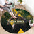 Personalised South Africa Rugby Round Carpet Proud Bokke We Are Champions