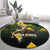 Personalised South Africa Rugby Round Carpet Proud Bokke We Are Champions