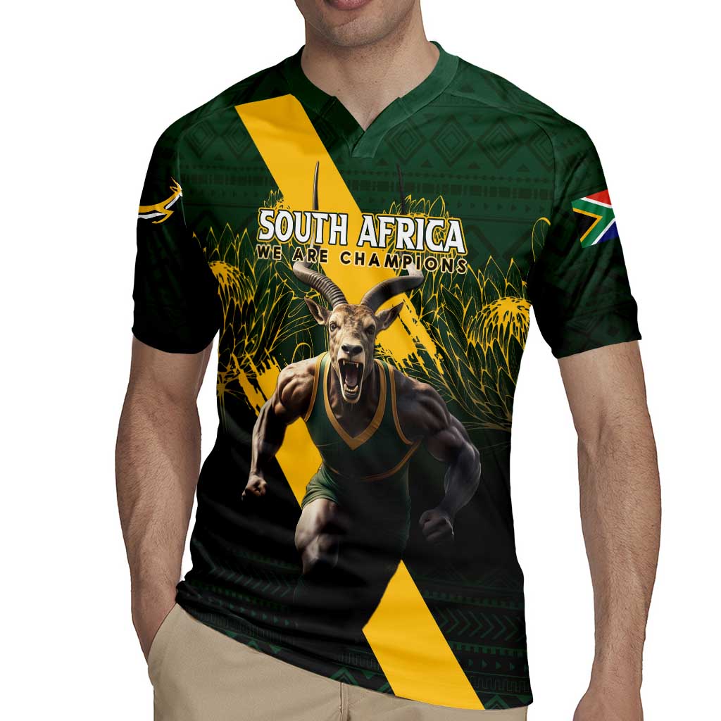 Personalised South Africa Rugby Rugby Jersey Proud Bokke We Are Champions - Wonder Print Shop