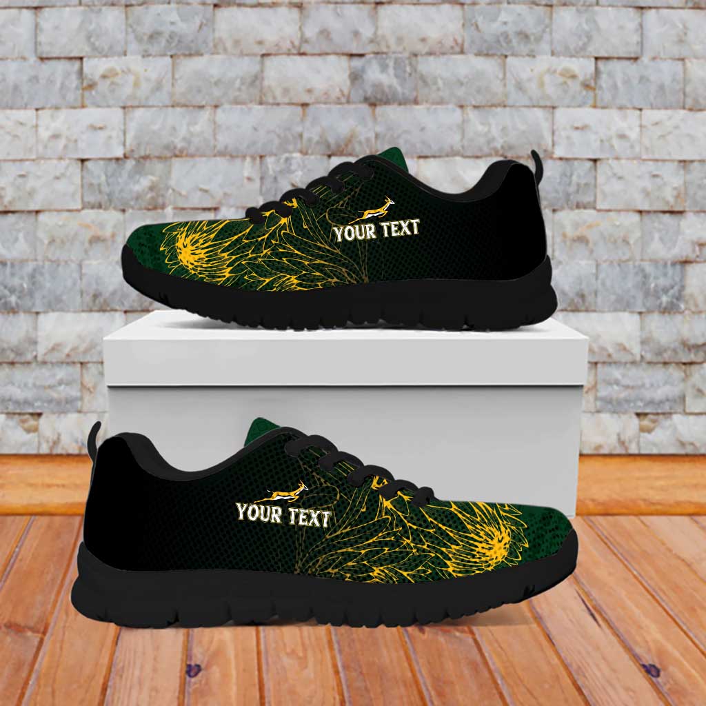 Personalised South Africa Rugby Sneakers Proud Bokke We Are Champions - Wonder Print Shop