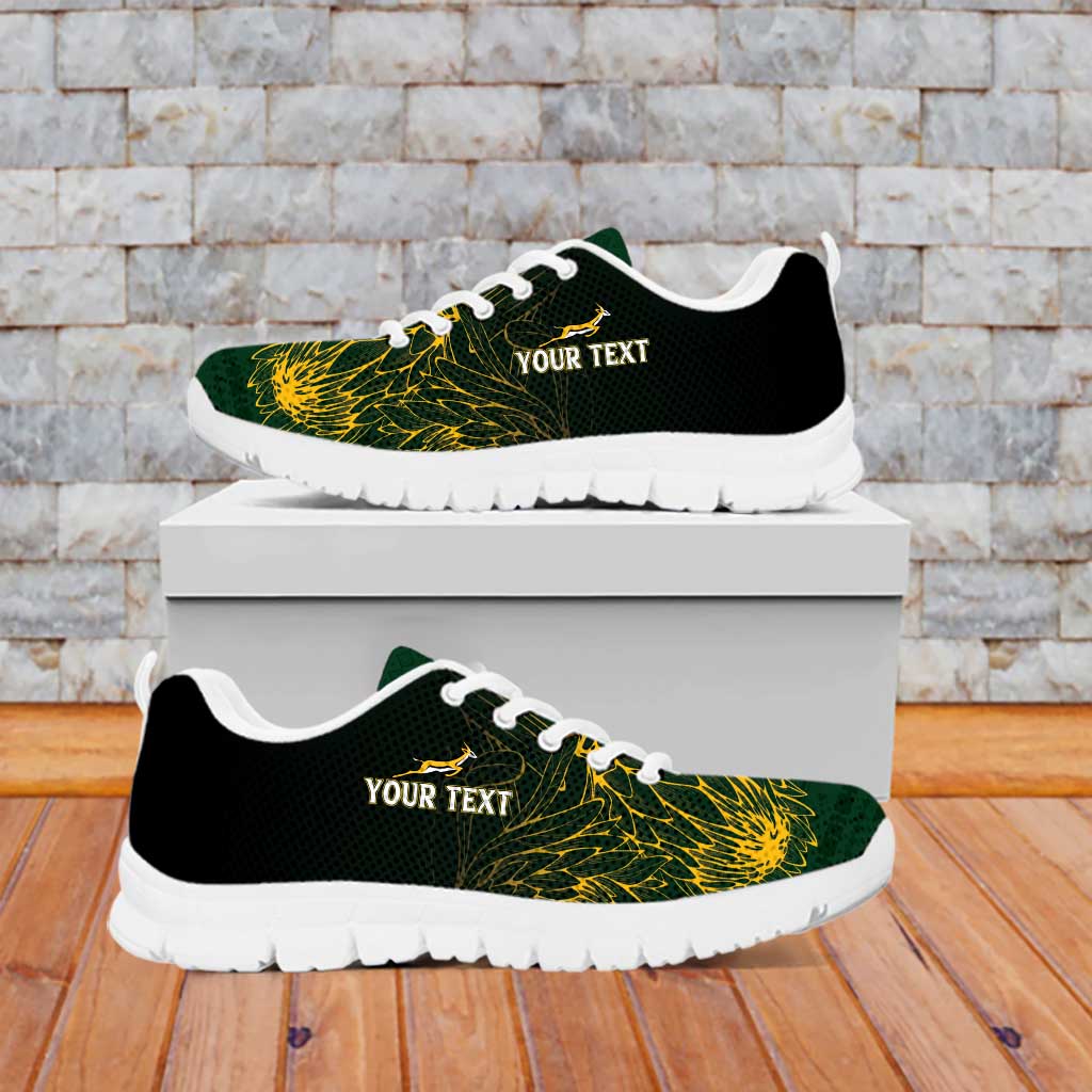 Personalised South Africa Rugby Sneakers Proud Bokke We Are Champions - Wonder Print Shop