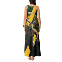 Personalised South Africa Rugby Tank Maxi Dress Proud Bokke We Are Champions - Wonder Print Shop