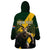 Personalised South Africa Rugby Wearable Blanket Hoodie Proud Bokke We Are Champions - Wonder Print Shop