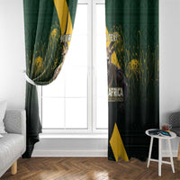 Personalised South Africa Rugby Window Curtain Proud Bokke We Are Champions - Wonder Print Shop