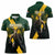 Personalised South Africa Rugby Women Polo Shirt Proud Bokke We Are Champions - Wonder Print Shop