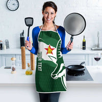 Zimbabwe Rugby Personalized Grunge Apron GO Sables - Wonder Print Shop
