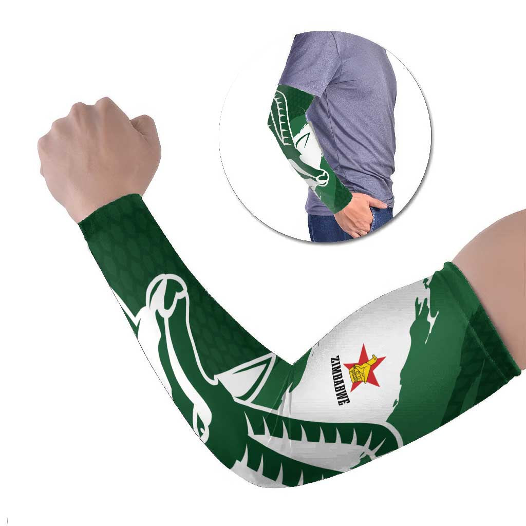 Zimbabwe Rugby Personalized Grunge Arm Sleeves GO Sables - Wonder Print Shop