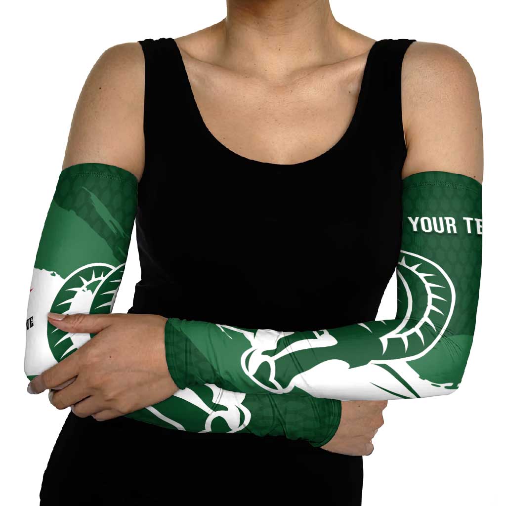 Zimbabwe Rugby Personalized Grunge Arm Sleeves GO Sables - Wonder Print Shop