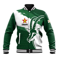 Zimbabwe Rugby Personalized Grunge Baseball Jacket GO Sables - Wonder Print Shop