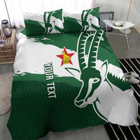 Zimbabwe Rugby Personalized Grunge Bedding Set GO Sables - Wonder Print Shop