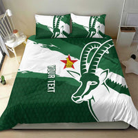 Zimbabwe Rugby Personalized Grunge Bedding Set GO Sables - Wonder Print Shop