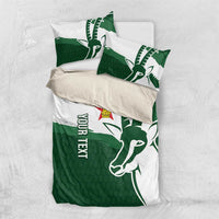 Zimbabwe Rugby Personalized Grunge Bedding Set GO Sables - Wonder Print Shop