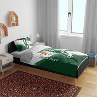 Zimbabwe Rugby Personalized Grunge Bedding Set GO Sables - Wonder Print Shop