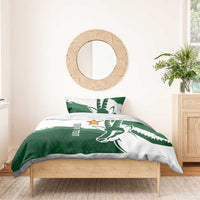Zimbabwe Rugby Personalized Grunge Bedding Set GO Sables - Wonder Print Shop