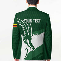 Zimbabwe Rugby Personalized Grunge Blazer GO Sables - Wonder Print Shop