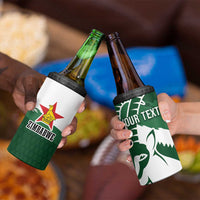 Zimbabwe Rugby Personalized Grunge 4 in 1 Can Cooler Tumbler GO Sables - Wonder Print Shop
