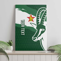 Zimbabwe Rugby Personalized Grunge Canvas Wall Art GO Sables - Wonder Print Shop