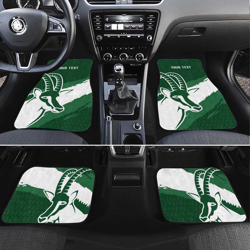 Zimbabwe Rugby Personalized Grunge Car Mats GO Sables - Wonder Print Shop