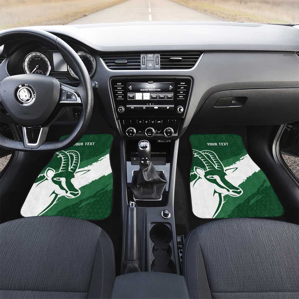 Zimbabwe Rugby Personalized Grunge Car Mats GO Sables - Wonder Print Shop