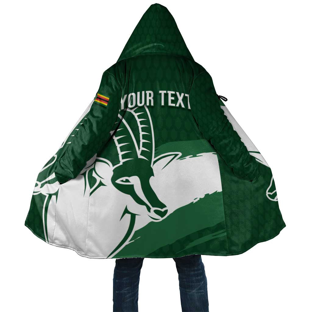 Zimbabwe Rugby Personalized Grunge Cloak GO Sables - Wonder Print Shop