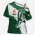 Zimbabwe Rugby Personalized Grunge Cross Shoulder Shirt GO Sables - Wonder Print Shop