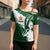 Zimbabwe Rugby Personalized Grunge Cross Shoulder Shirt GO Sables - Wonder Print Shop