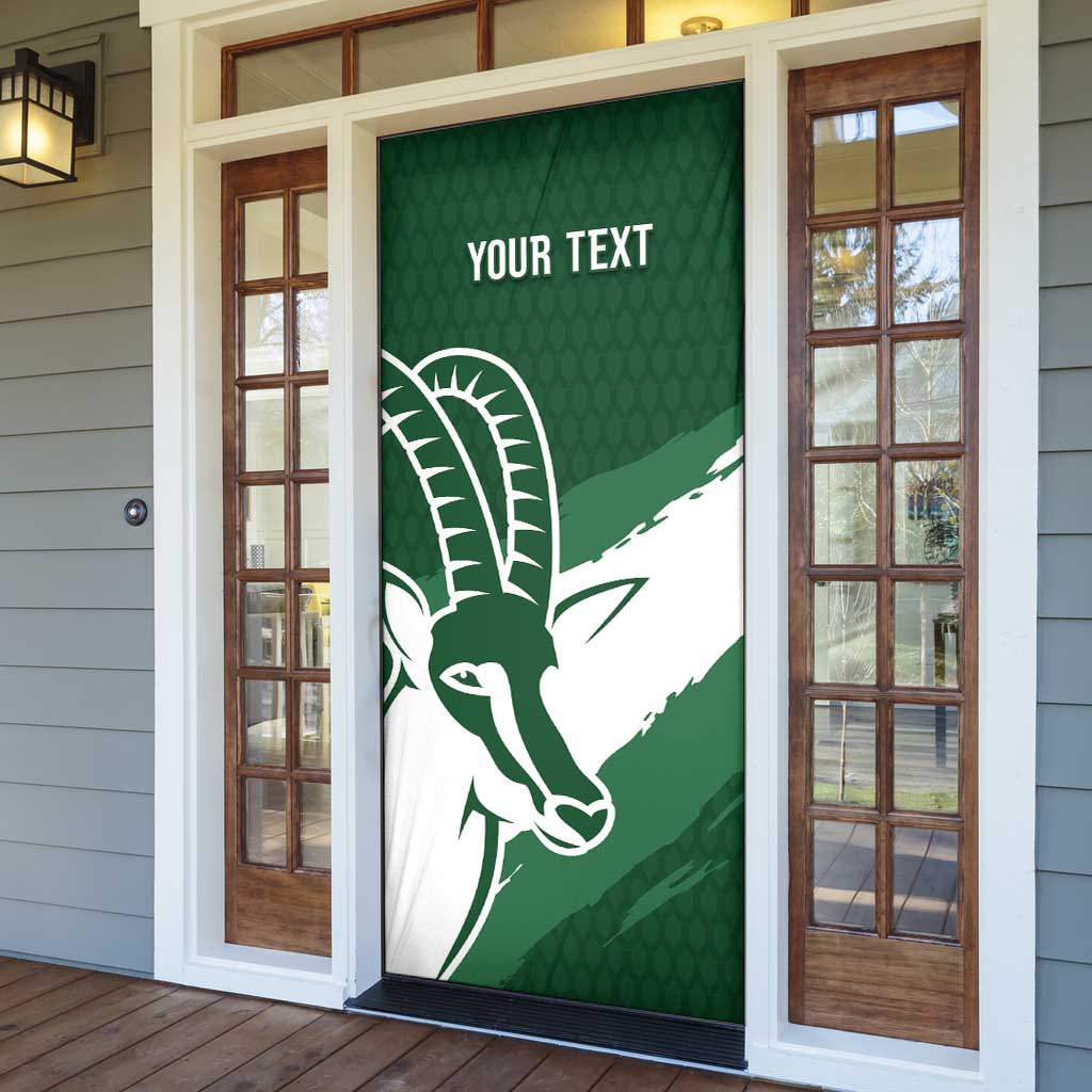 Zimbabwe Rugby Personalized Grunge Door Cover GO Sables - Wonder Print Shop